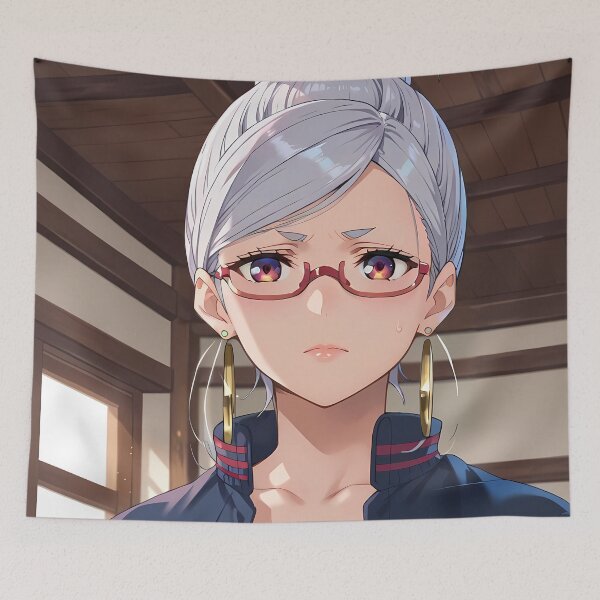 Item preview, Seiko Ayase Dandadan Anime Sweaty Indoor Portrait Moody designed and sold by TorbenKuhano.