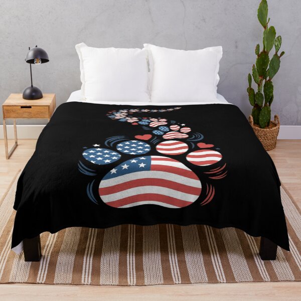 Item preview, American Flag 4th of July Dog Heart USA designed and sold by Idarmotar.