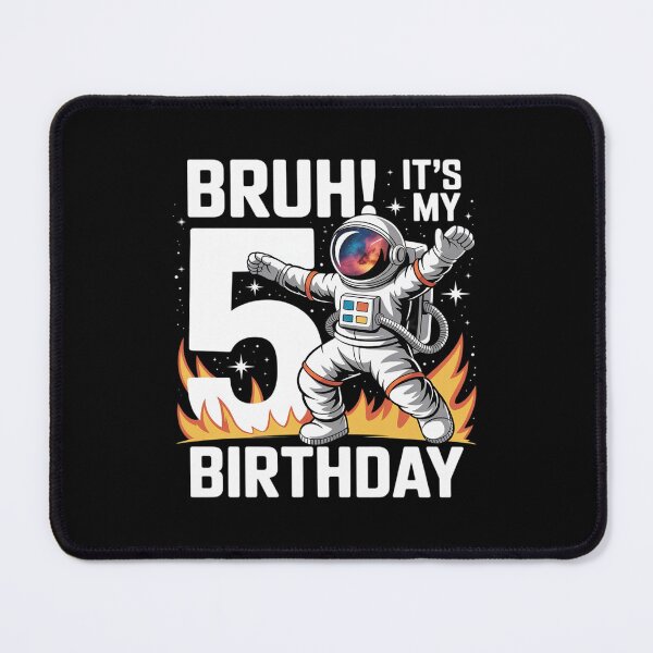 Item preview, Kids 5 Year Old Birthday Astronaut Bruh It's My 5th Birthday designed and sold by THagBlue.