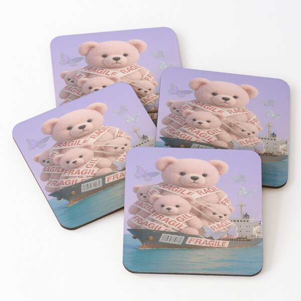 Item preview, Teddy Exports — Fragile Cargo Maximalist Y2K Collage Toycore Parody Art designed and sold by POD DYNASTY.