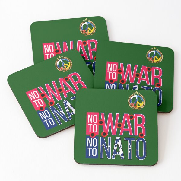 Item preview, NO TO WAR NO TO NATO WORLD MARCH FOR PEACE 2023 designed and sold by BroadnaxUS.