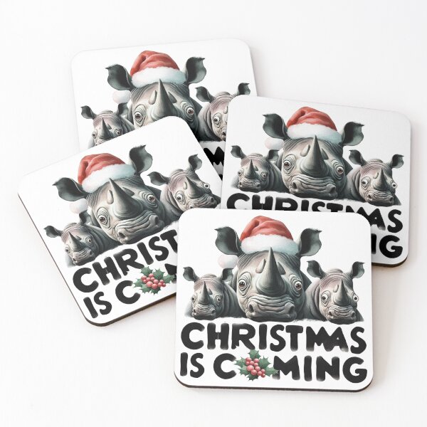 Item preview, Rhino Christmas designed and sold by erkinmaddison.