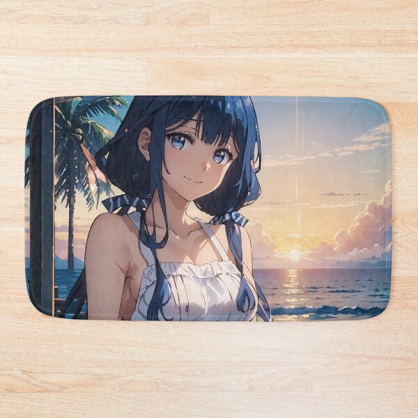 Item preview, Aki Adagaki White Dress Sunset Masamune kun Revenge Anime designed and sold by TorbenKuhano.