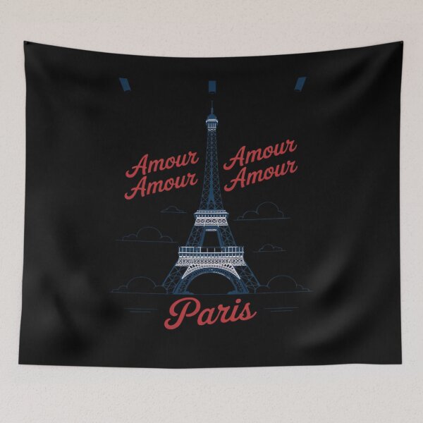 Item preview, Amour Amour Amour Paris Eiffel Tower Lovers designed and sold by Idarmotar.