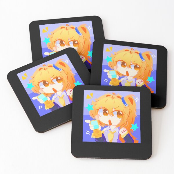 Item preview, Akita Neru  Kawaii Yellow Digital Art designed and sold by Rackaam777Art.