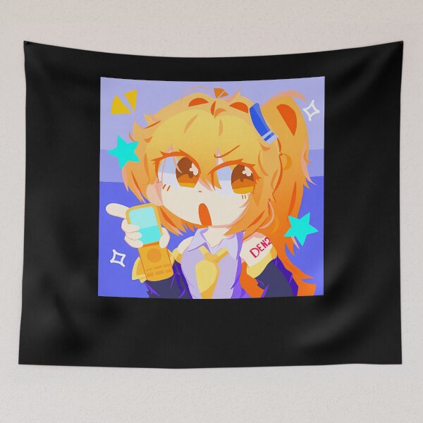 Item preview, Akita Neru  Kawaii Yellow Digital Art designed and sold by Rackaam777Art.