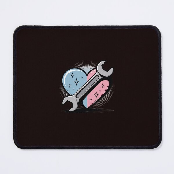 Item preview, An illustration of a heart paired with an adjustable wrench designed and sold by Idarmotar.