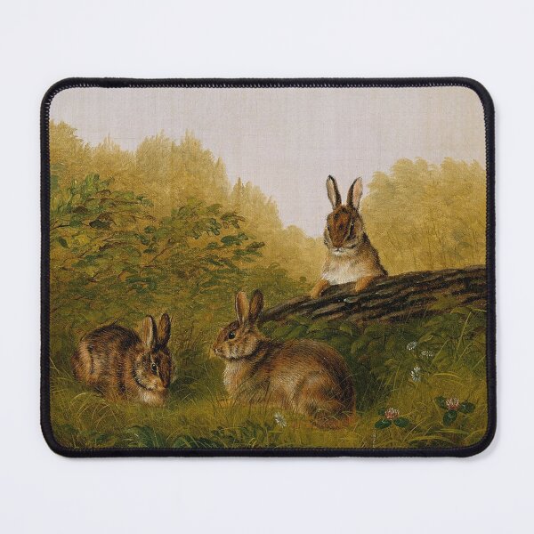 Item preview, Rabbits ona Log designed and sold by tomorrowsart.
