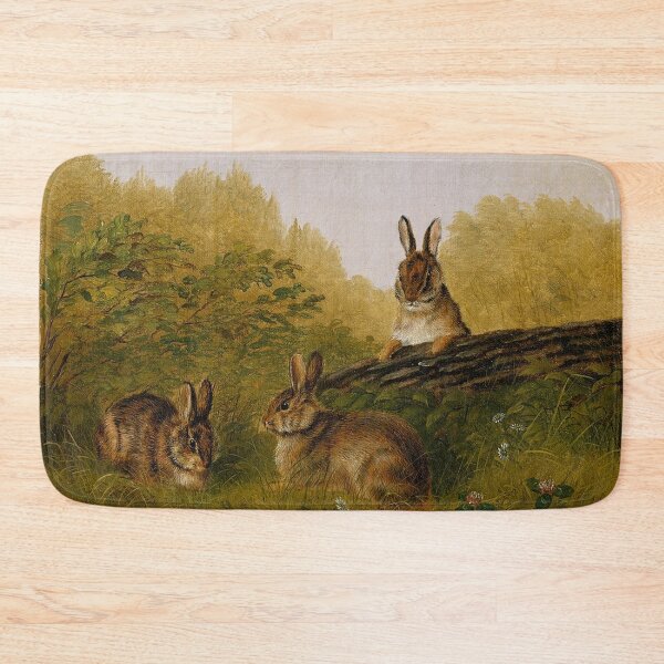 Item preview, Rabbits ona Log designed and sold by tomorrowsart.