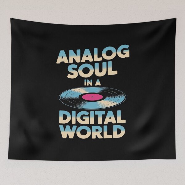 Item preview, Analog Soul A Digital World Music Lover designed and sold by Idarmotar.