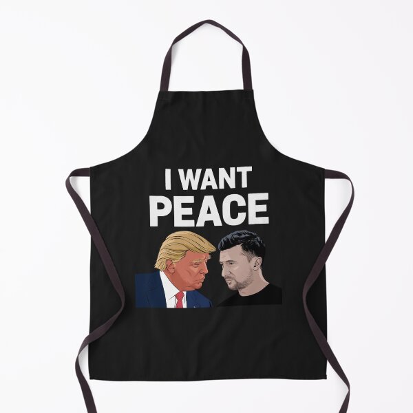 Item preview, Donald Trump &amp_ Volodymyr Zelensky - I WANT PEACE designed and sold by BroadnaxUS.