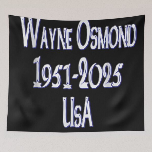 Item preview, Wayne Osmond Tribute 1951–2025 USA T-Shirt | Vintage Memorial Graphic Tee designed and sold by RonaldHahna.