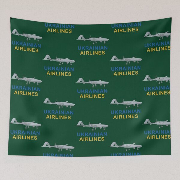 Item preview, Bayraktar TB2 Turkish Drone with Ukrainian Flag designed and sold by BroadnaxUS.