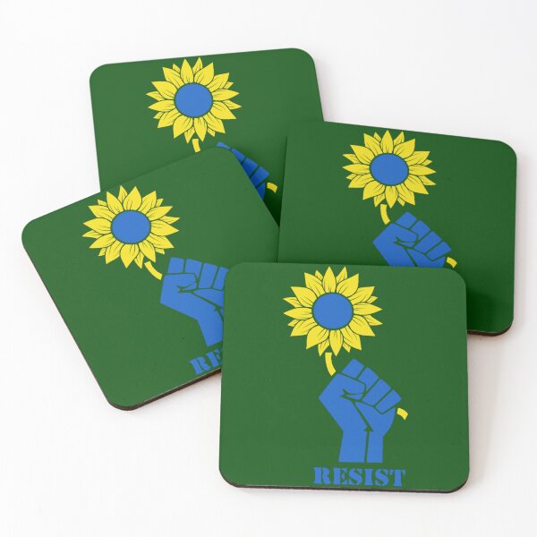 Item preview, Ukraine Resist Sunflower designed and sold by BroadnaxUS.