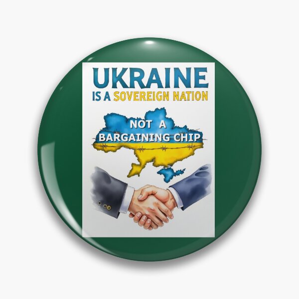 Item preview, Ukraine Is Not a Bargaining Chip – Sovereignty Statement  designed and sold by BroadnaxUS.