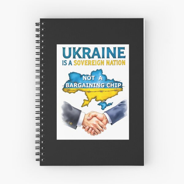 Item preview, Ukraine Is Not a Bargaining Chip – Sovereignty Statement  designed and sold by BroadnaxUS.