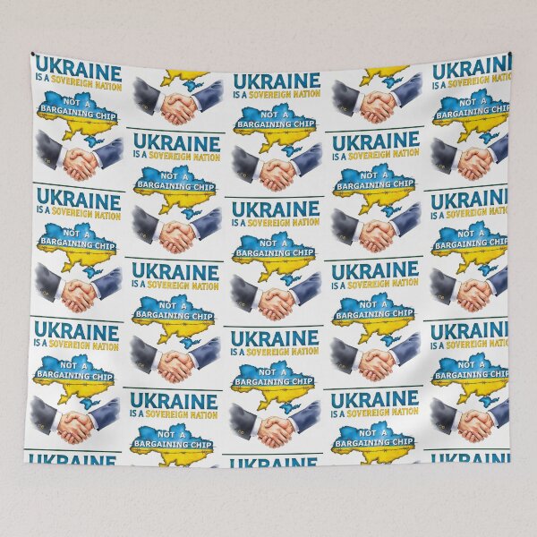 Item preview, Ukraine Is Not a Bargaining Chip – Sovereignty Statement  designed and sold by BroadnaxUS.