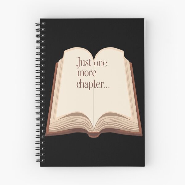 Item preview, Just One More Chapter – Bookworm Aesthetic Quote designed and sold by MODENESTY.