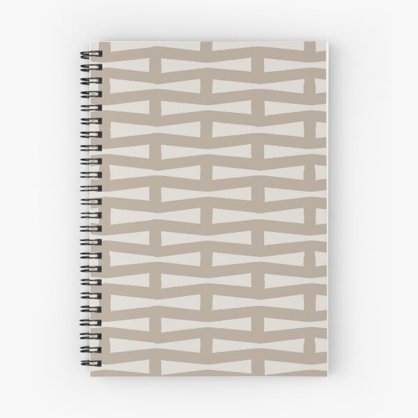 Item preview, Neutral, bold retro lines in organic shapes Mushroom Taupe and Porcelain Mist designed and sold by colorofmagic.