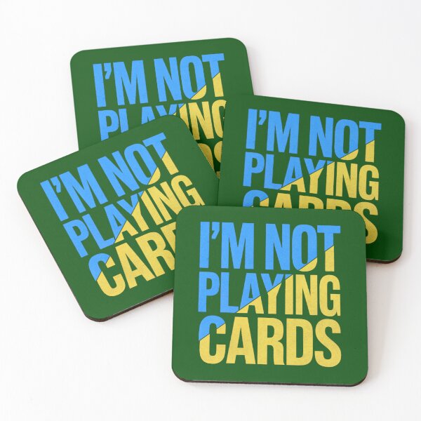 Item preview, Zelensky Words 2025 - I_m Not Playing Cards designed and sold by BroadnaxUS.