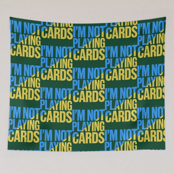 Item preview, Zelensky Words 2025 - I_m Not Playing Cards designed and sold by BroadnaxUS.