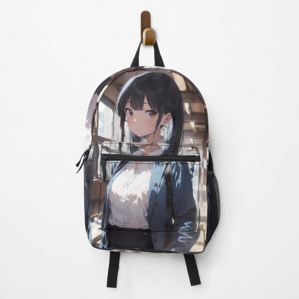 Item preview, Anna Yamada School Hallway Anime Dangers in My Heart designed and sold by TorbenKuhano.