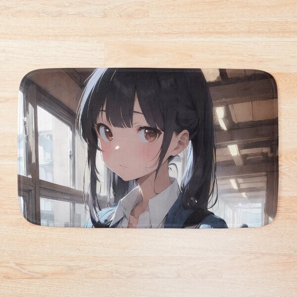 Item preview, Anna Yamada School Hallway Anime Dangers in My Heart designed and sold by TorbenKuhano.