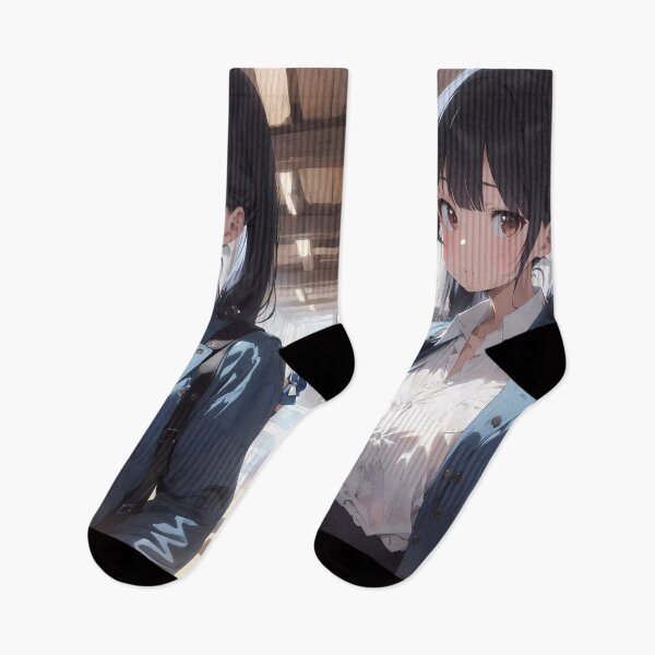 Item preview, Anna Yamada School Hallway Anime Dangers in My Heart designed and sold by TorbenKuhano.