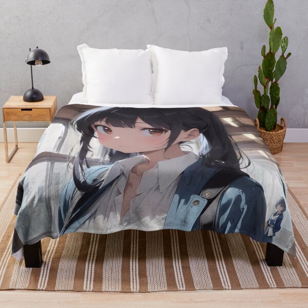 Item preview, Anna Yamada School Hallway Anime Dangers in My Heart designed and sold by TorbenKuhano.