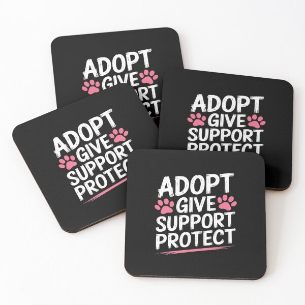 Item preview, Animal Welfare ADOPT GIVE SUPPORT PROTECT Animal Rescue designed and sold by Idarmotar.