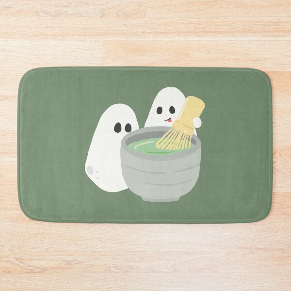 Item preview, Cute Ghost Making Matcha designed and sold by PuffySine.