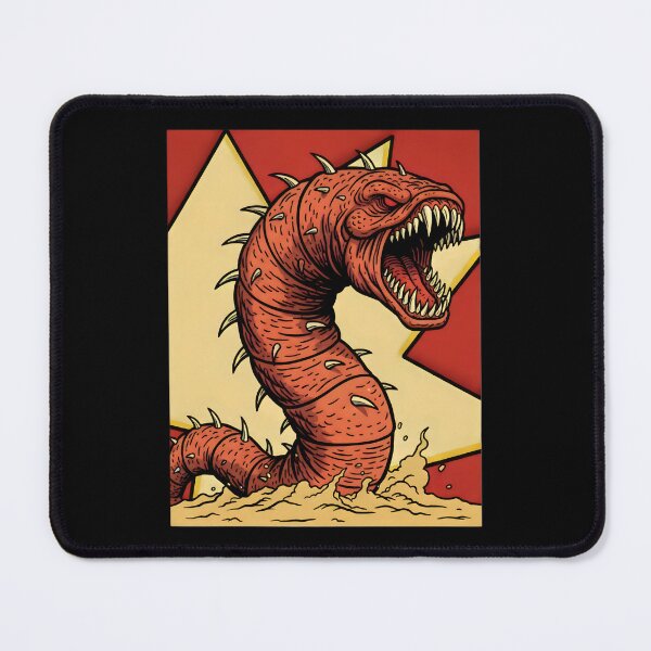 Item preview, Vintage Mongolian Death Worm– Retro Cryptid designed and sold by SidTastic .