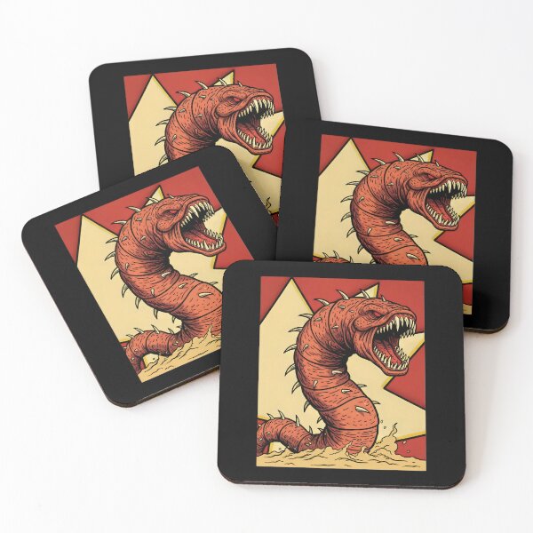 Item preview, Vintage Mongolian Death Worm– Retro Cryptid designed and sold by SidTastic .