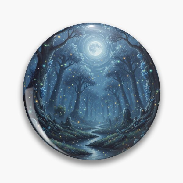 Item preview, Moonlit Forest designed and sold by RabeeaPrintOo.