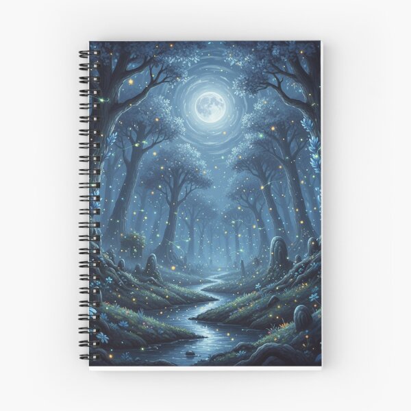 Item preview, Moonlit Forest designed and sold by RabeeaPrintOo.