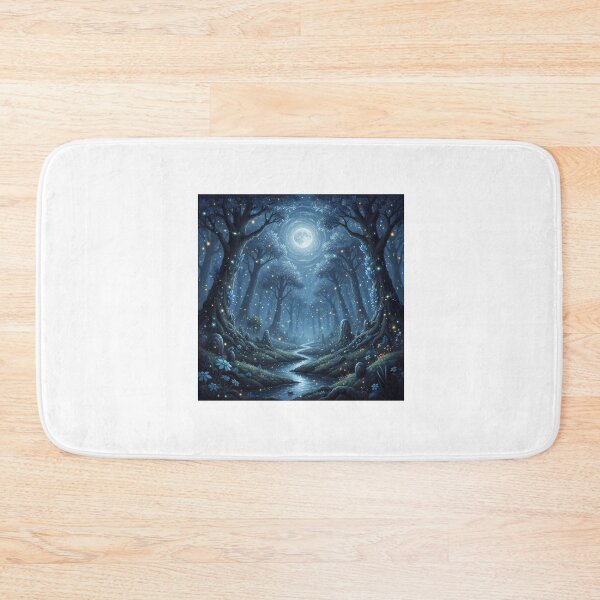 Item preview, Moonlit Forest designed and sold by RabeeaPrintOo.