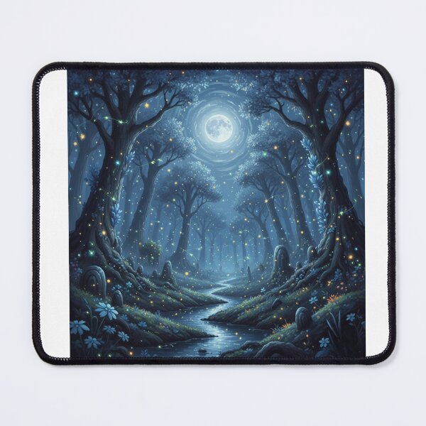 Item preview, Moonlit Forest designed and sold by RabeeaPrintOo.