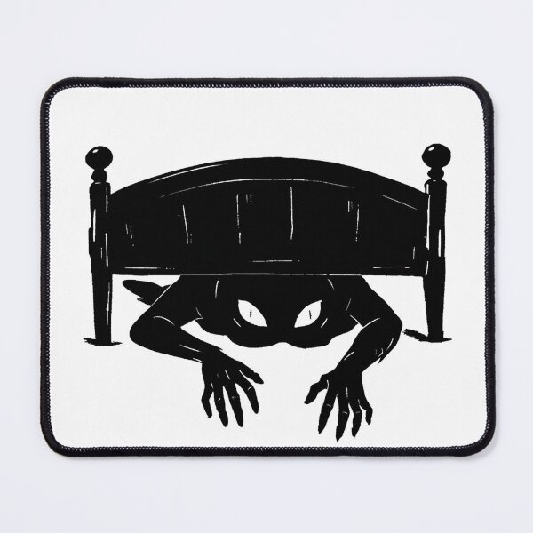 Item preview, Monster Under The Bed Creepy Horror Art designed and sold by Kindly Dead.