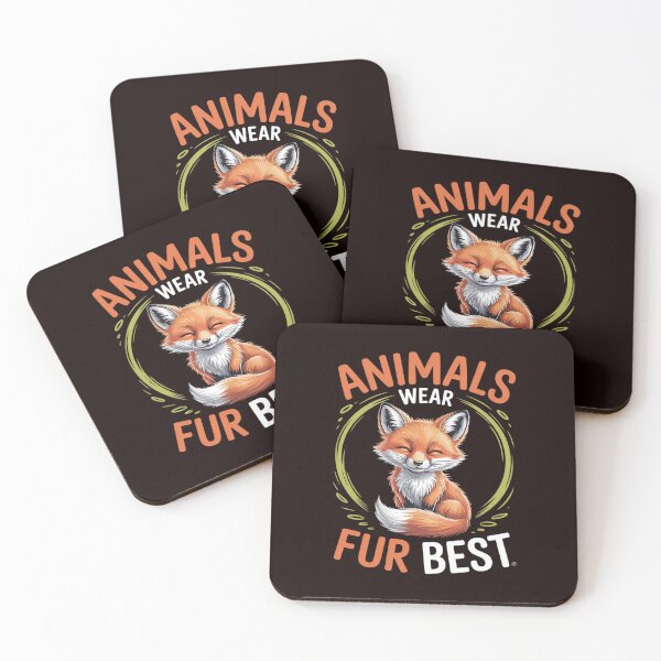 Item preview, Animal Welfare ANIMALS WEAR FOR BEST Funny Animal Rights designed and sold by Idarmotar.