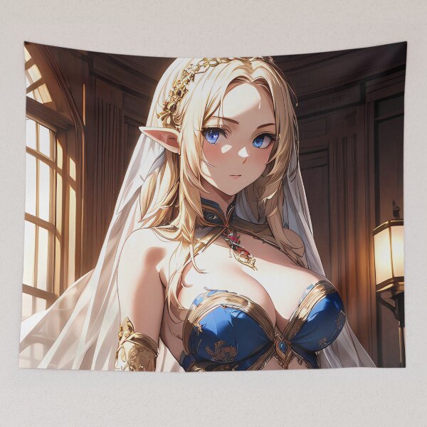 Item preview, Alpha Eminence Shadow Anime Girl Blue Bridal Fantasy designed and sold by TorbenKuhano.