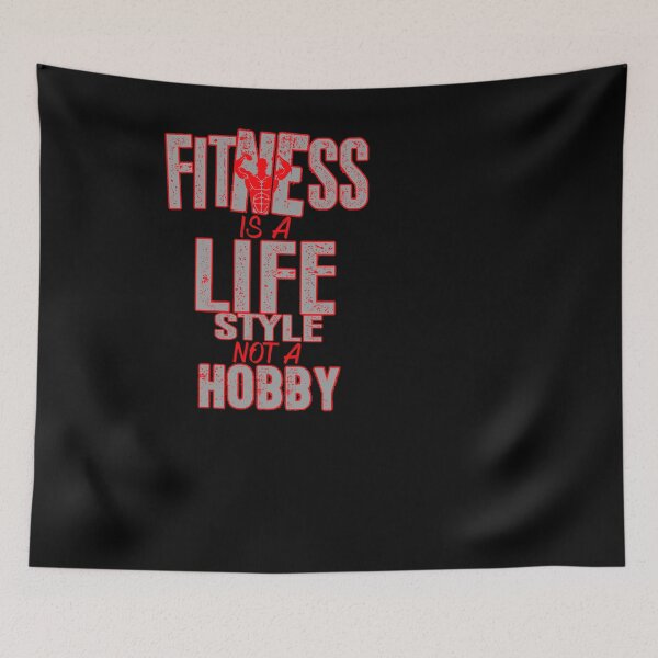 Item preview, Fitness is a Lifestyle Not a Hobby designed and sold by The Soul Bee.