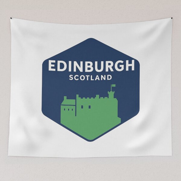 Item preview, Edinburgh Scotland Travel Badge Design designed and sold by Pokah79.