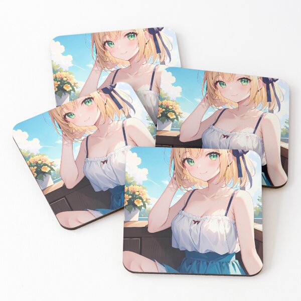 Item preview, Anisphia Wynn Palettia Summer Charm Tenten Kakumei Anime Girl designed and sold by TorbenKuhano.