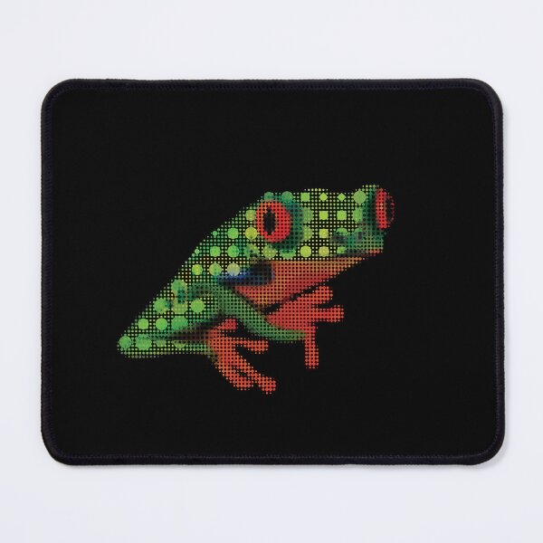 Item preview, Red eyed tree frog, retro futurism aesthetic designed and sold by memendesign.