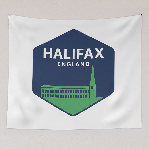 Item preview, Halifax England Travel Badge Design – The Piece Hall Illustration designed and sold by Pokah79.