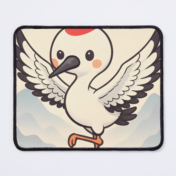 Item preview, Cute White Crane Tai Chi Balance designed and sold by HofTao.