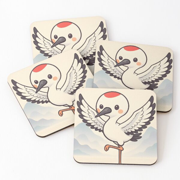 Item preview, Cute White Crane Tai Chi Balance designed and sold by HofTao.