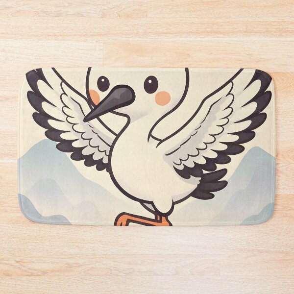 Item preview, Cute White Crane Tai Chi Balance designed and sold by HofTao.