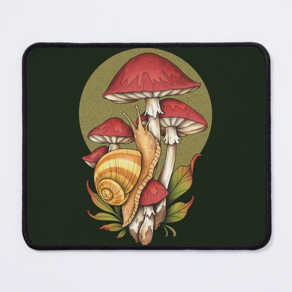 Item preview, Snail Mushroom Fern Cottagecore Goblincore Therian Forest Witch designed and sold by Veymoth.