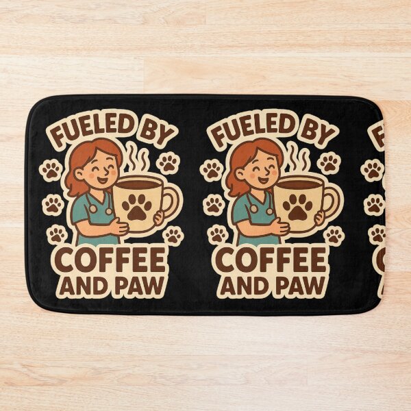 Item preview, Veterinary Technician - coffee lover designed and sold by DamioPolArt.